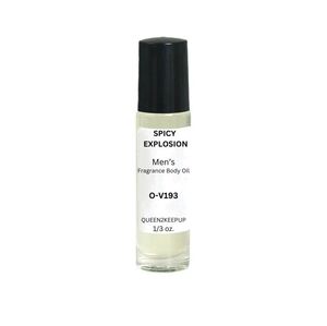 Spicy Explosion (Men) Body Oil 10 ml Fragrance All Natural 1/3 Roll-On Scent